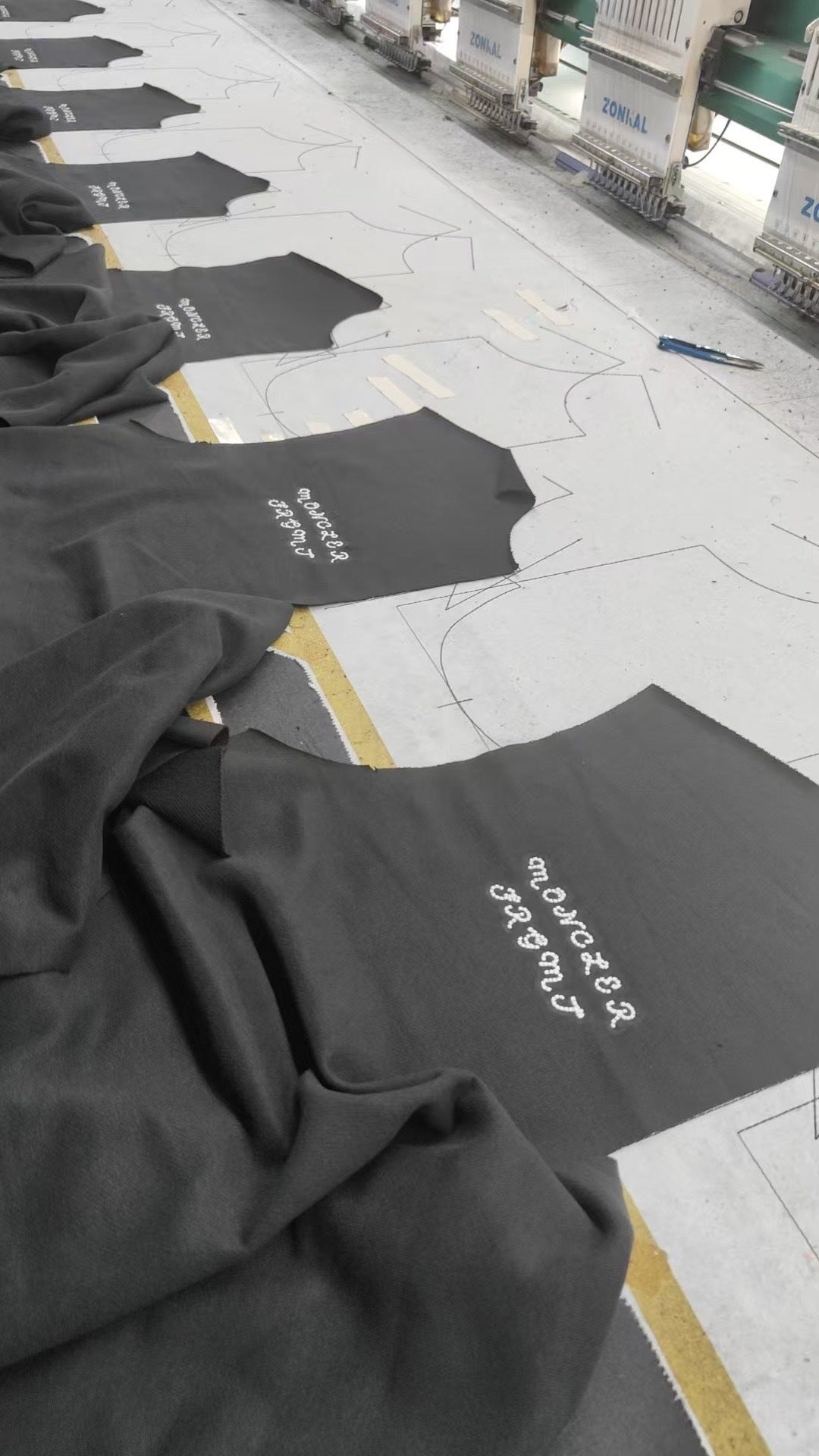 Moncler Embroidered Print Polo Sweatshirt