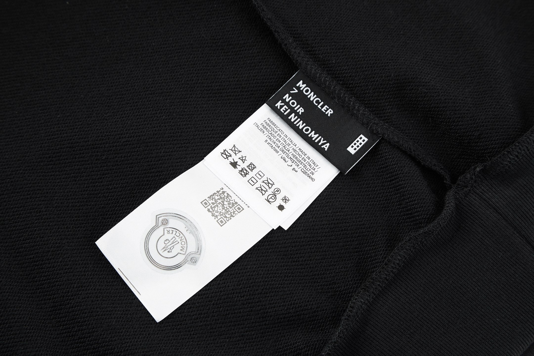 Moncler Embroidered Print Polo Sweatshirt