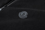 Moncler Stand-up Collar Cotton Solid Color Zip-up