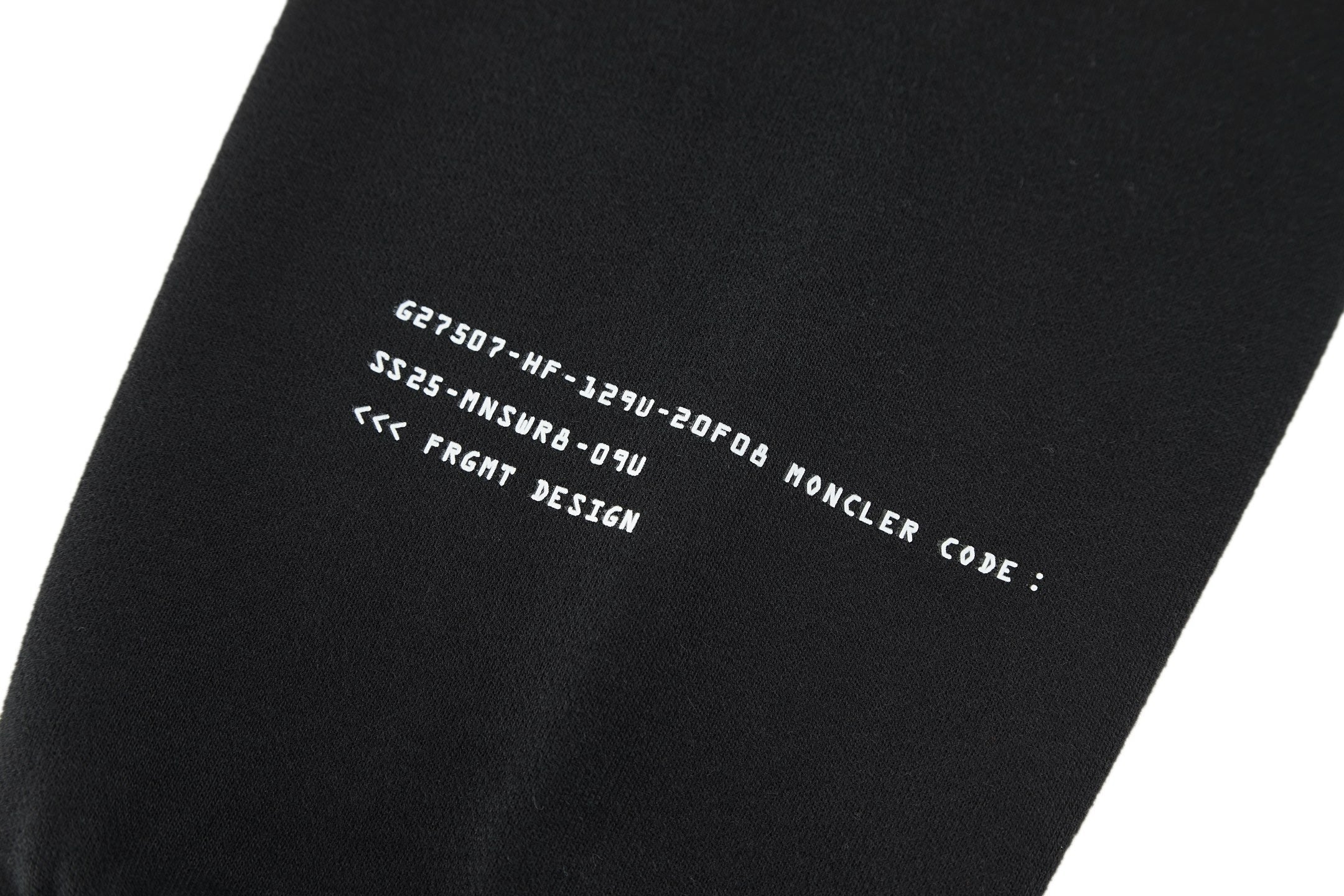 Moncler Embroidered Print Lapel Sweatshirt