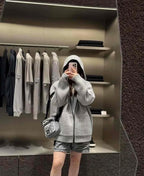 Stone Island Wool Hooded Zip-up Jacket