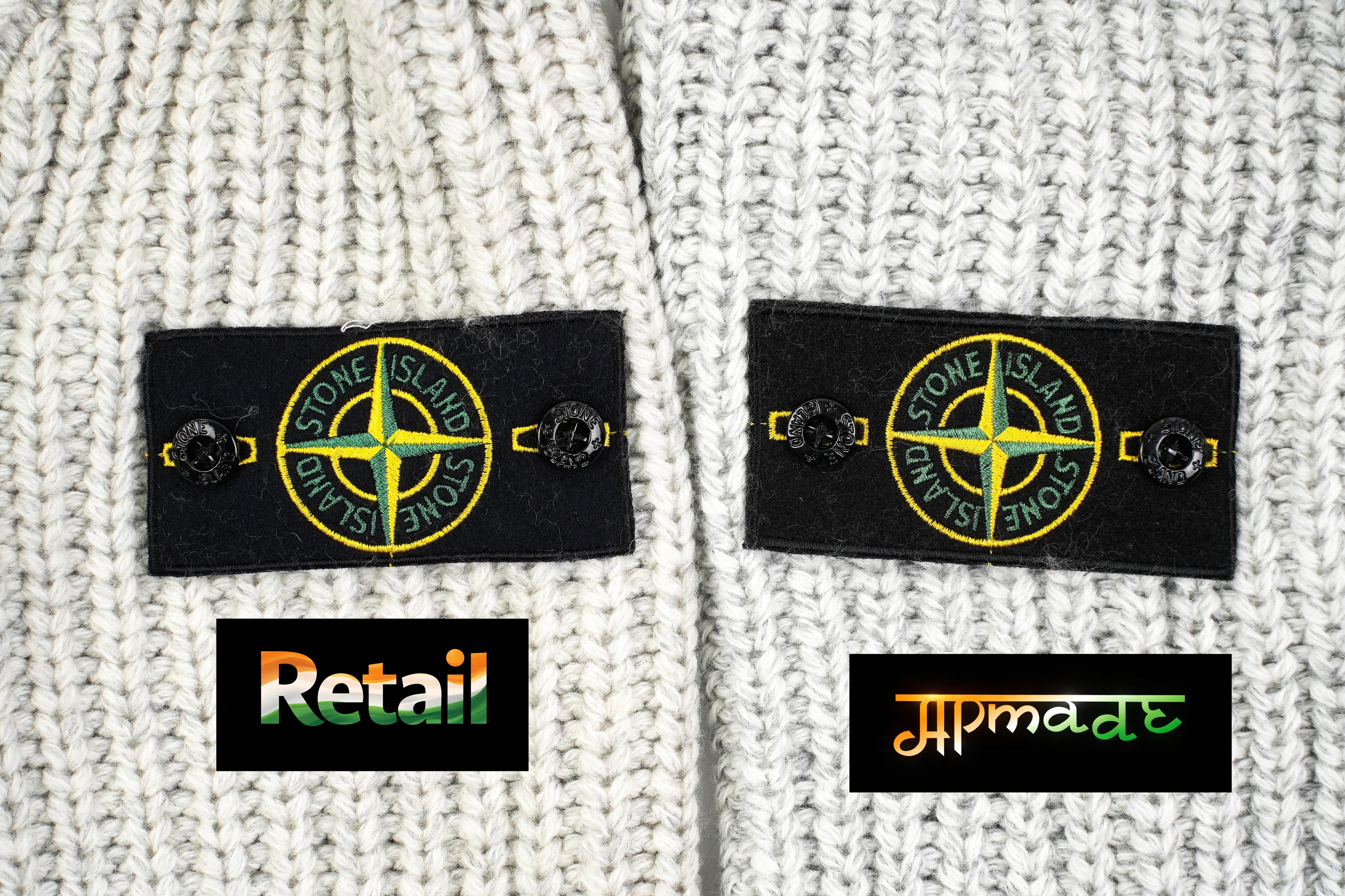 Stone Island Wool Hooded Zip-up Jacket