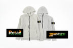 Stone Island Wool Hooded Zip-up Jacket