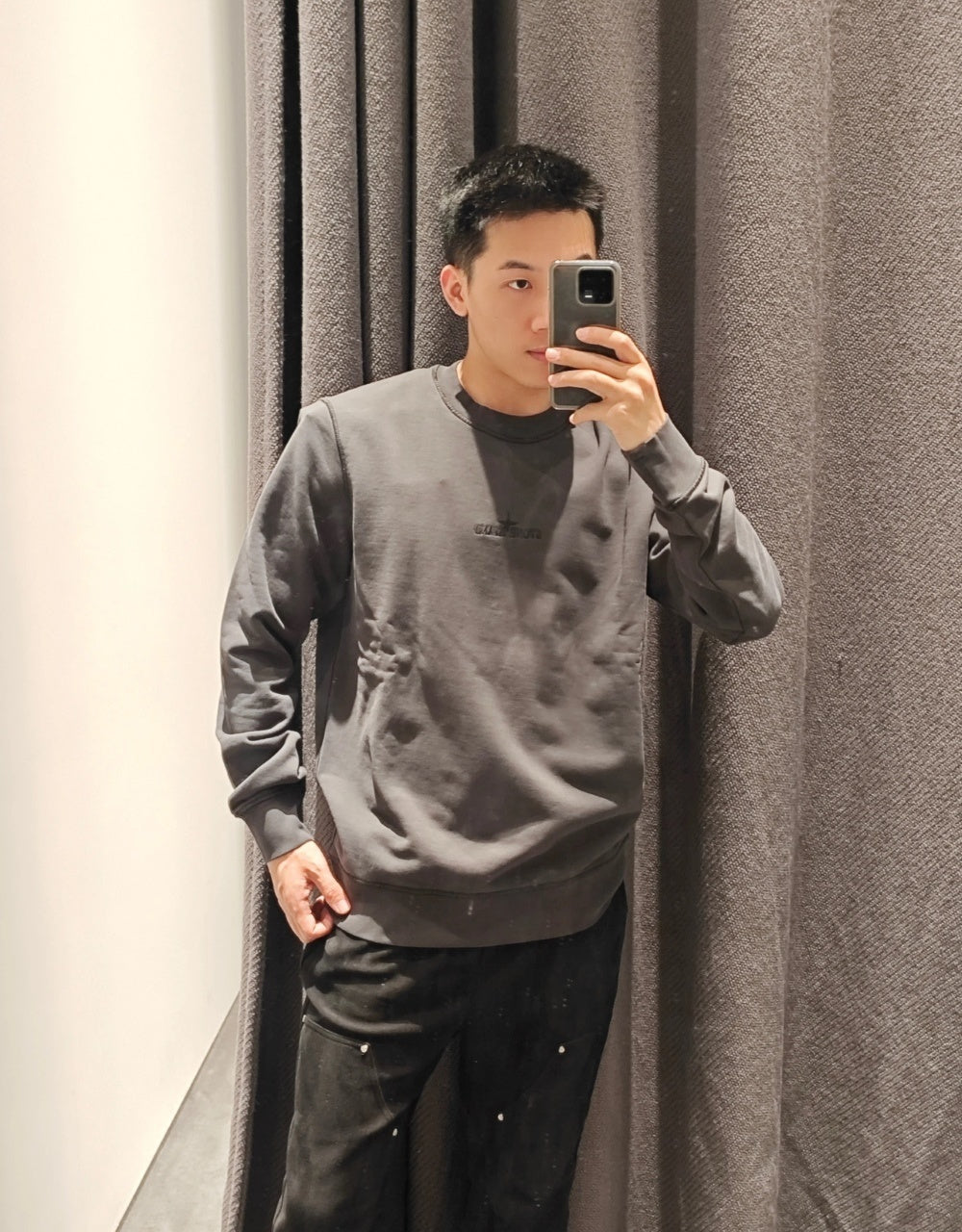 Stone Island Dragon Year Island Logo Crew Neck Sweatshirt