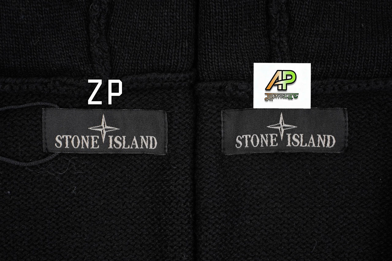 Stone Island Ghost Knit Hooded Zip-Up Hoodie
