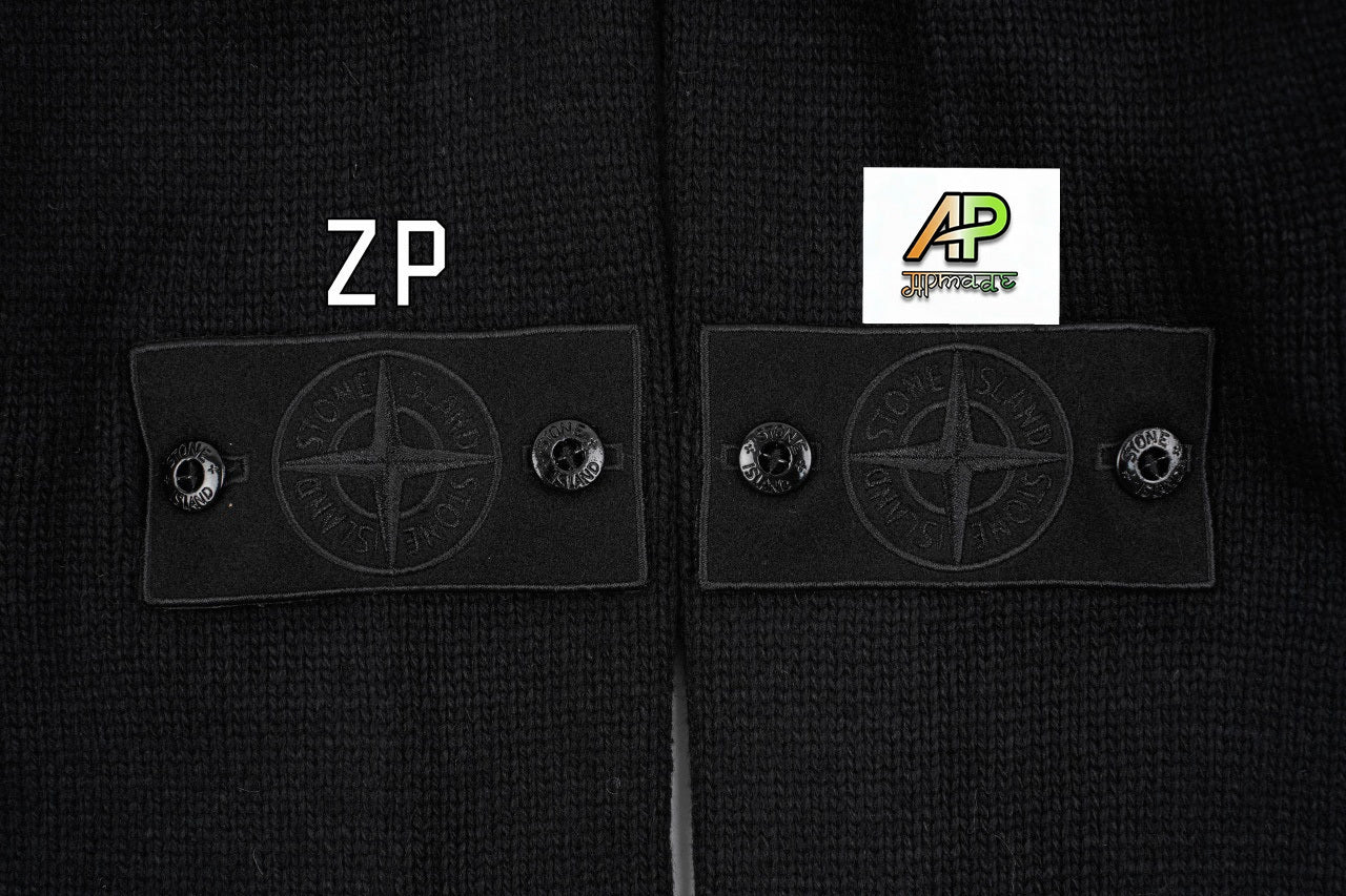 Stone Island Ghost Knit Hooded Zip-Up Hoodie
