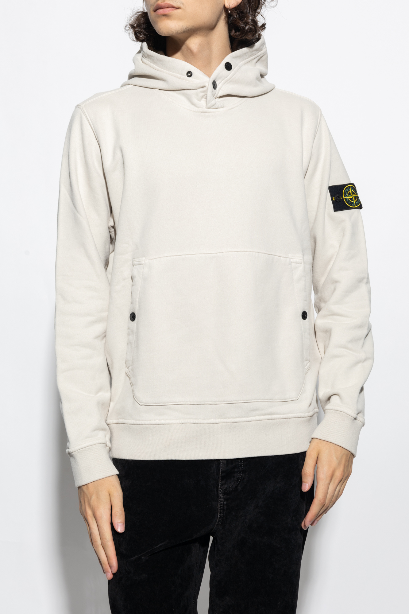 Stone Island Solid Color Hoodie