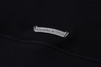 Chrome Hearts 25SS Leather Cross-Panel Half-Zip Long-Sleeve Sweatshirt