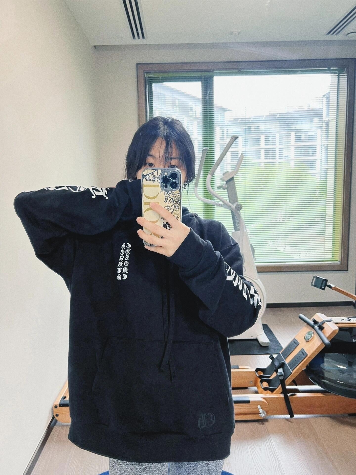 Chrome Hearts 25SS 1988 Limited Edition Foil-Colored Printed Hooded Sweatshirt