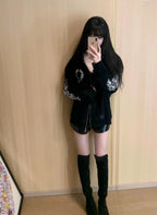 Chrome Hearts Double-layer Printed Zip-up Hoodie