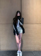 Chrome Hearts Double-layer Printed Zip-up Hoodie