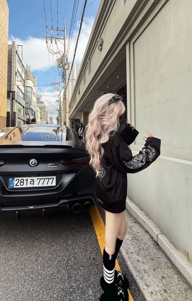 Chrome Hearts Sanskrit Mesh Hockey Suit Long Sleeve T-shirt