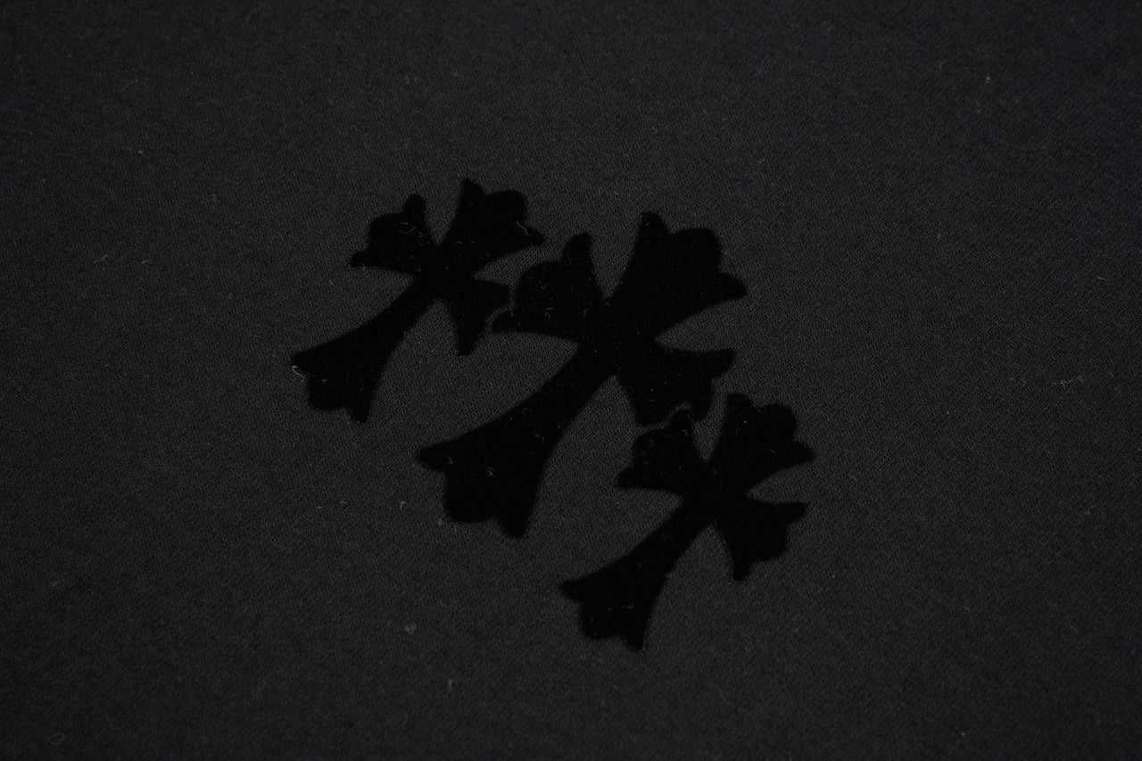 Chrome Hearts Cross Flocking Longsleeve T-shirt