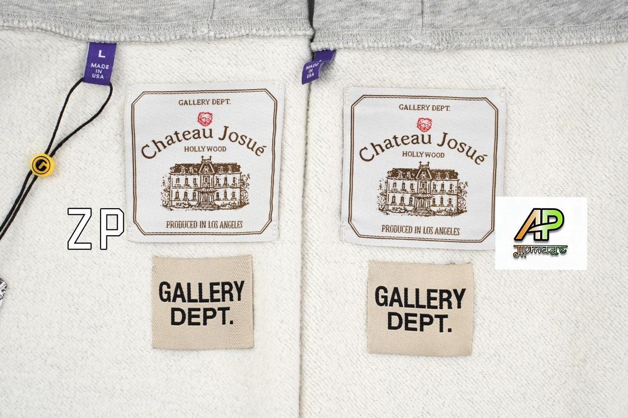 Gallery Dept Hand-splattered Distressed Hoodie