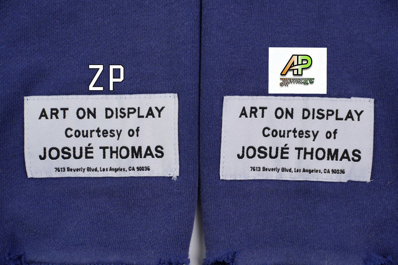 Gallery Dept Hand-splattered Distressed Hoodie