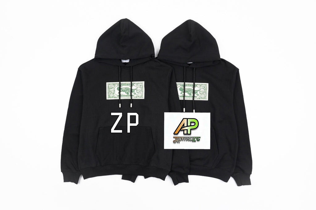 Off-White Crocodile Dollar Print Hoodie