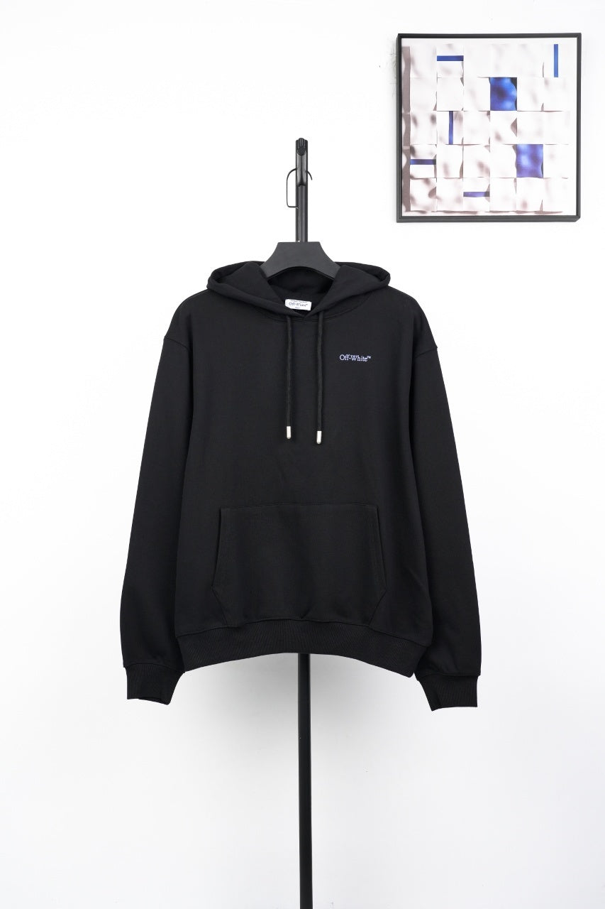 Off-White Portrait Overlay Arrow Print Hoodie
