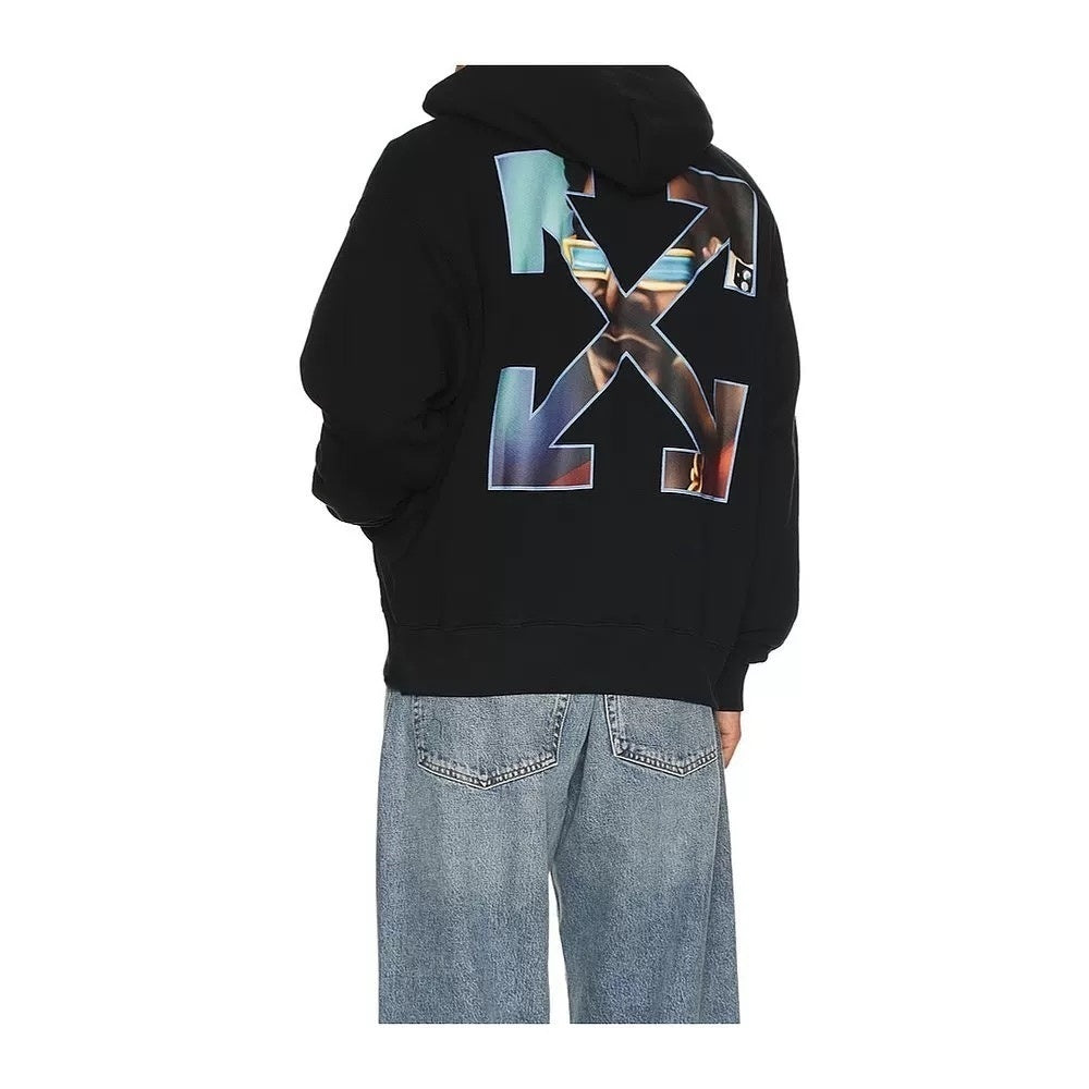 Off-White Portrait Overlay Arrow Print Hoodie