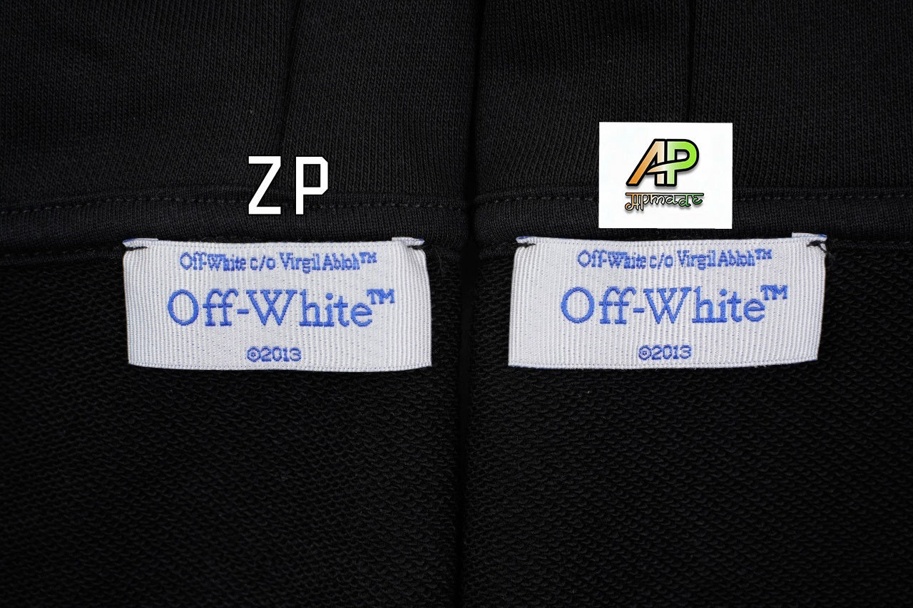 Off-White Portrait Overlay Arrow Print Hoodie