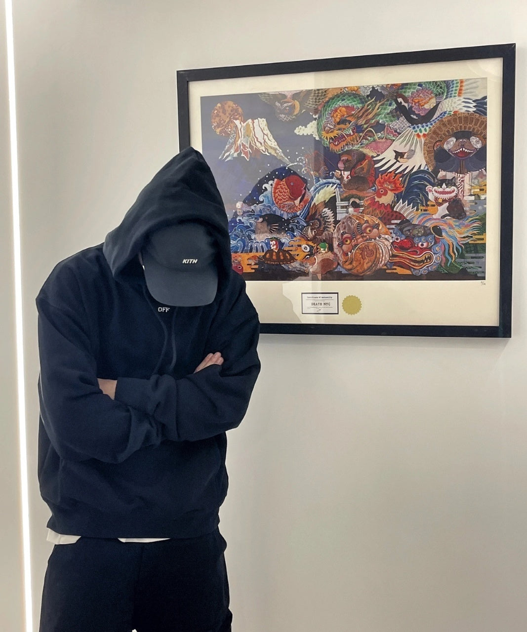 Off-White Moon Anchor Arrow Print Hoodie