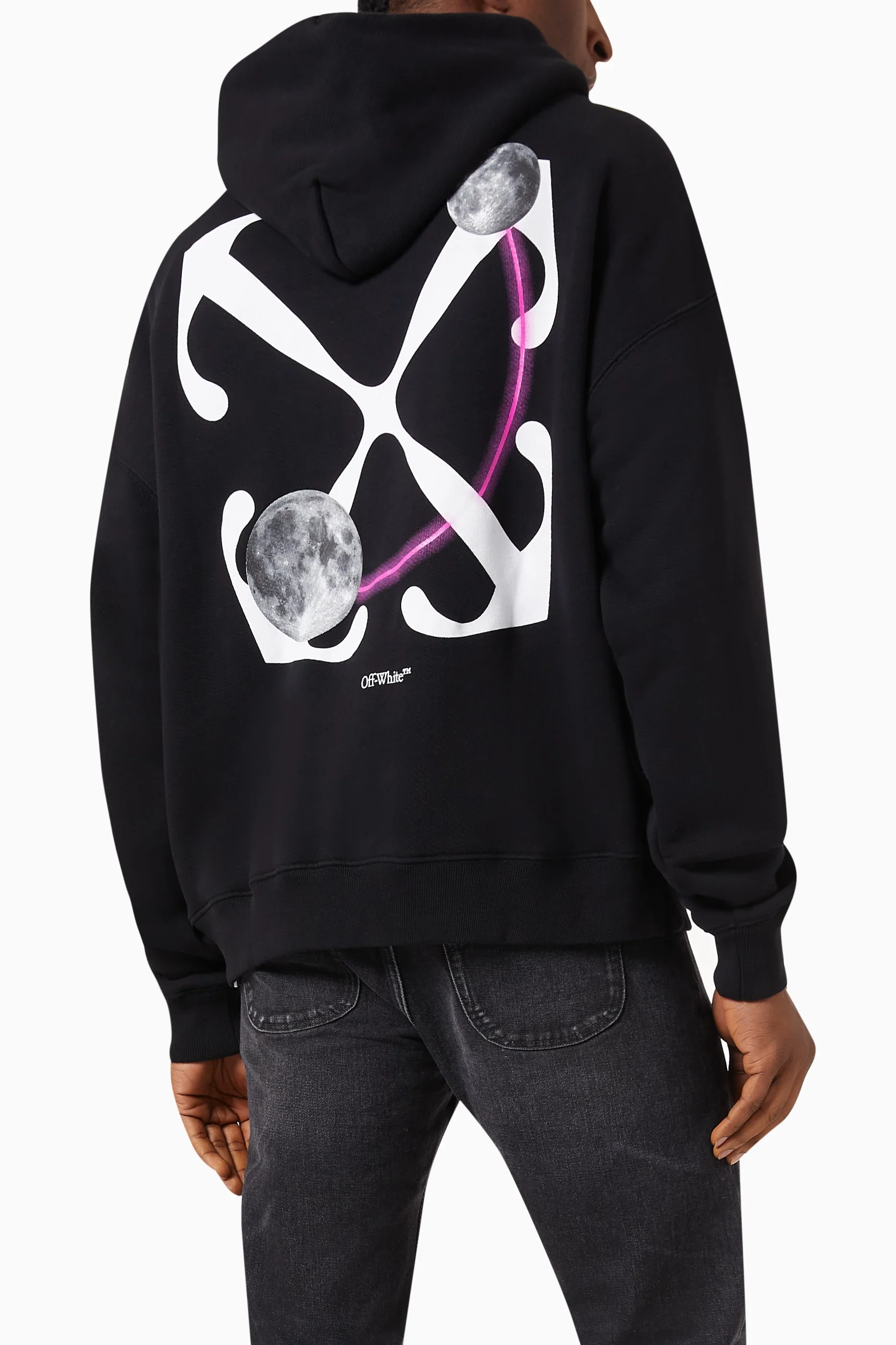 Off-White Moon Anchor Arrow Print Hoodie