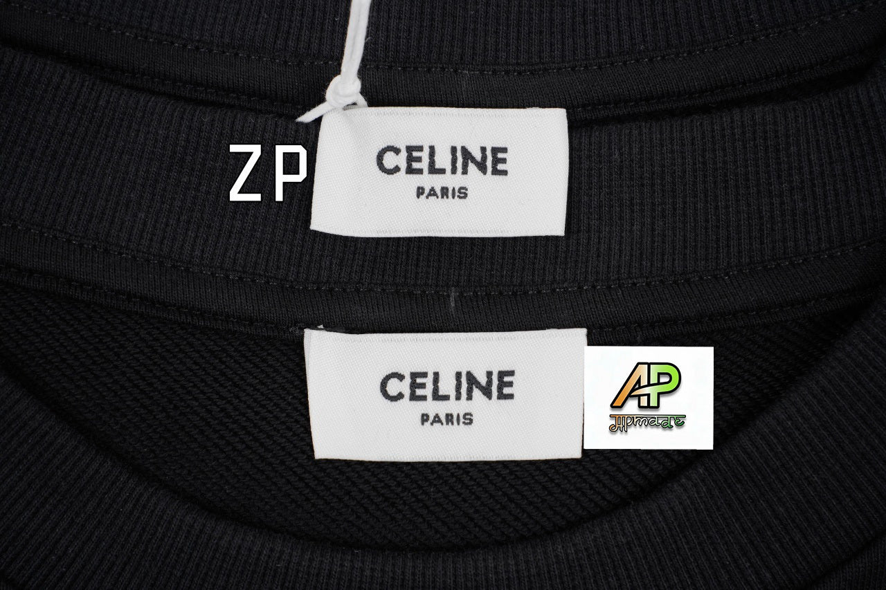 Celine Ribbon Crew Neck Sweatshirt