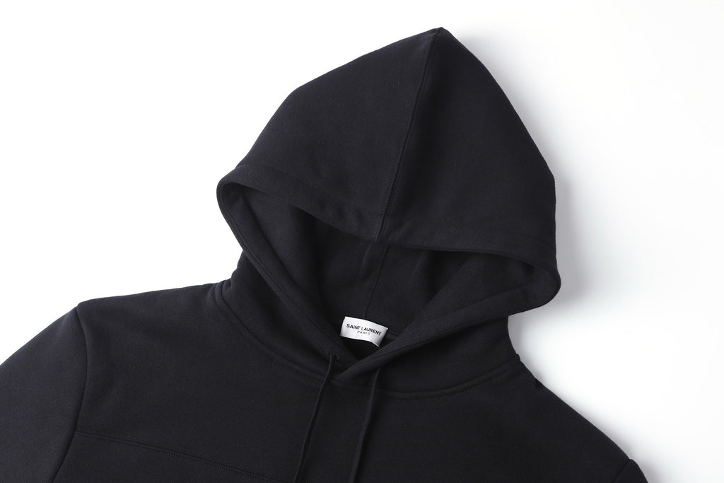 Saint Laurent Logo Print Hoodie