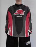Saint Mxxxxxx 25FW Little Devil Angel Racing Car Print Long Sleeve