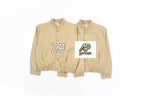 Louis Vuitton Appliqué Embroidered Bomber Jacket Khaki