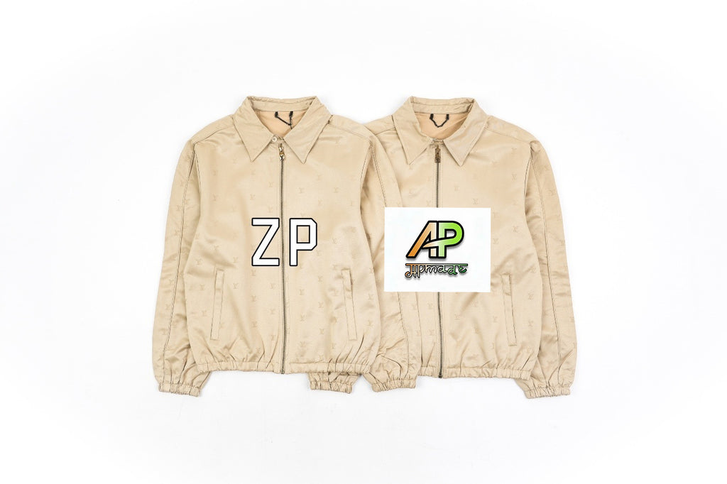 Louis Vuitton Heavyweight Silk Jacquard Jacket Khaki