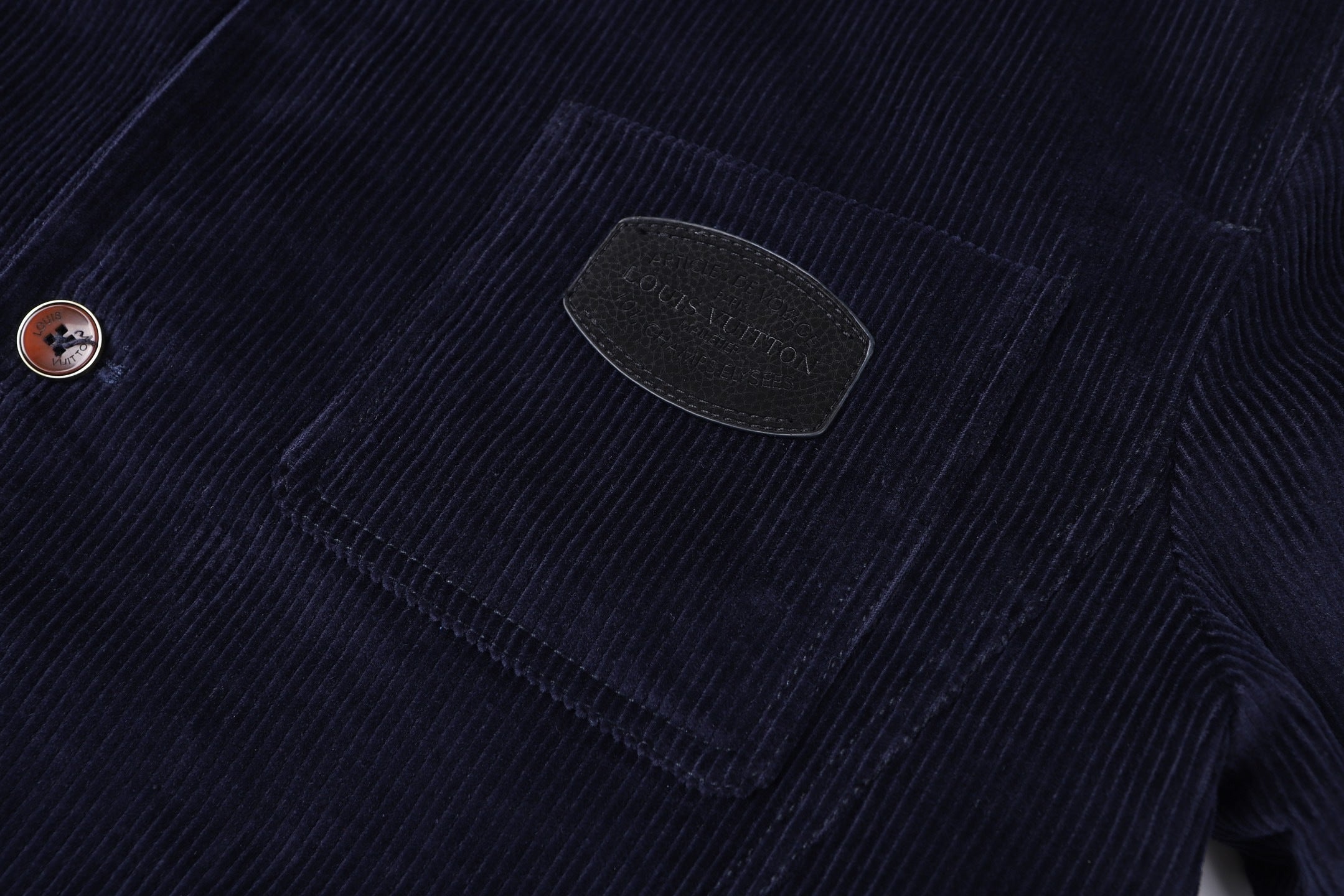Louis Vuitton 25SS Corduroy V-neck Long-sleeved Jacket