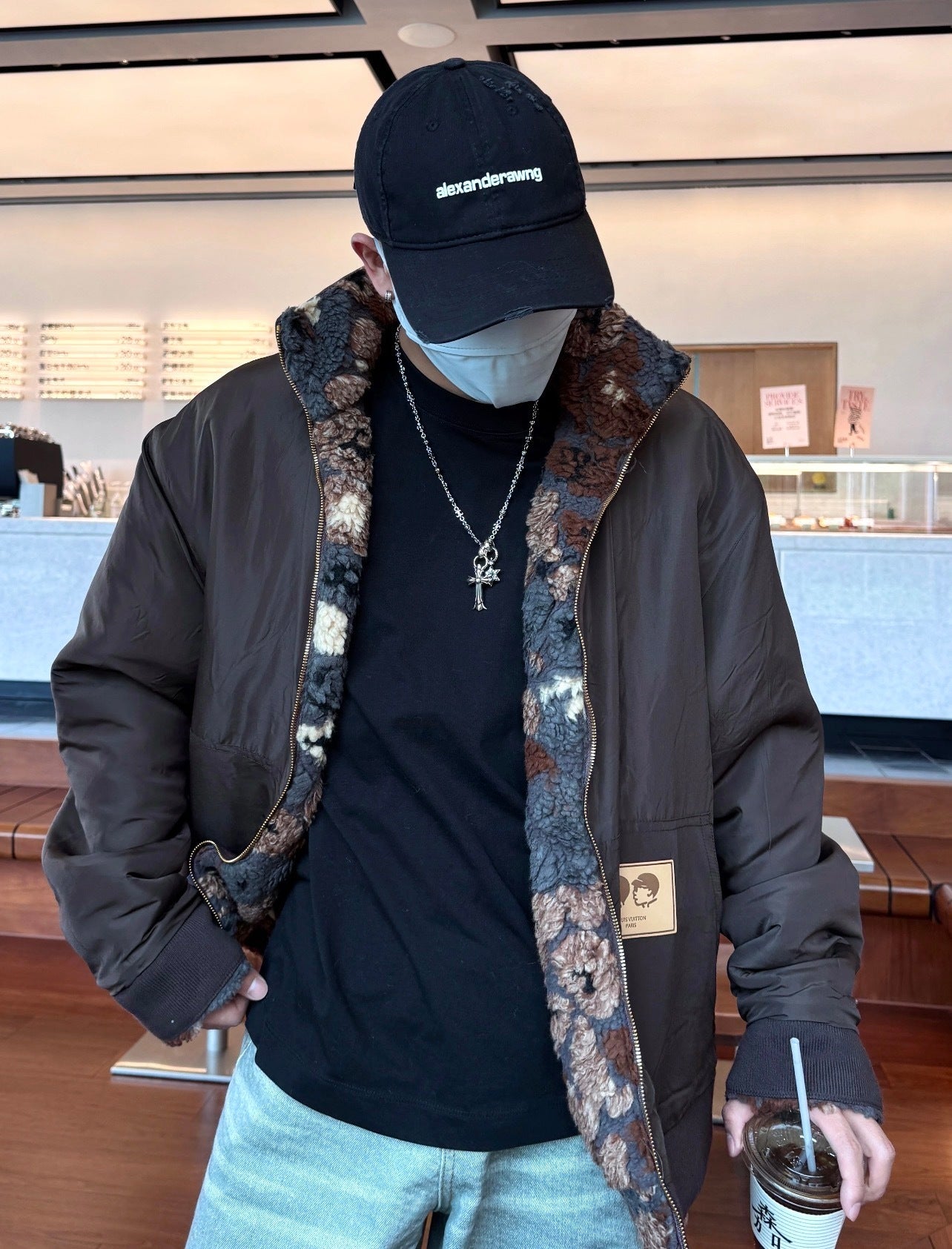 Louis Vuitton Collaboration Fleece Reversible Jacket