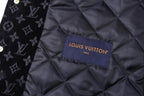 Louis Vuitton Casual Denim Jacket with Burning Cloud Print and Lapel