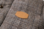 Louis Vuitton 26SS Stand Collar Plaid Tweed Jacket with Waist Belt