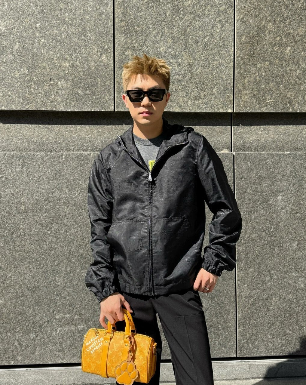 Louis Vuitton Urban Lifestyle Printed Hooded Jacket