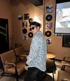 Louis Vuitton Monogram Pixelated Leopard Print Denim Jacket