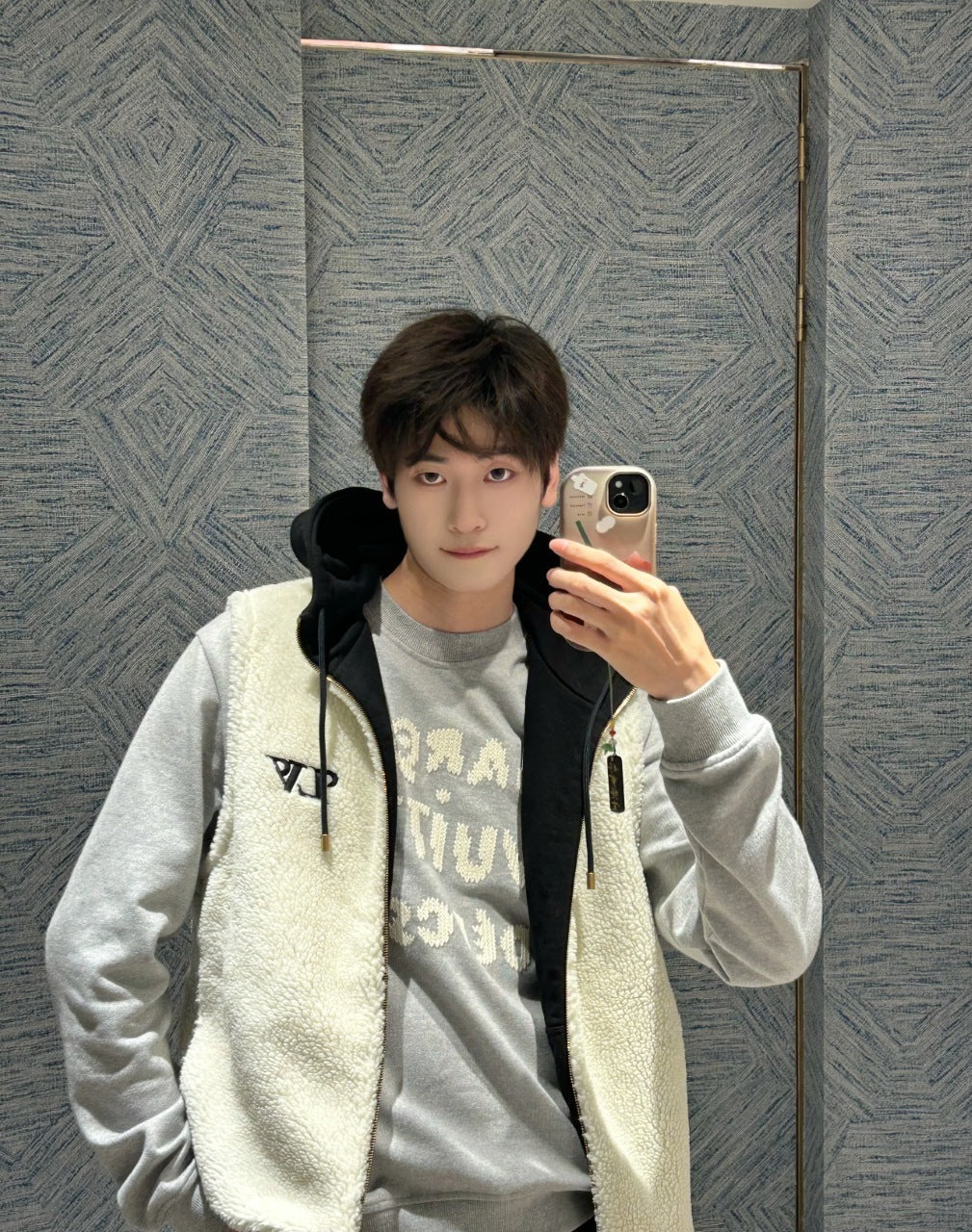 Louis Vuitton Reversible Lamb Wool Hooded Vest