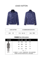 Louis Vuitton Corduroy Collar Animal Print Jacket
