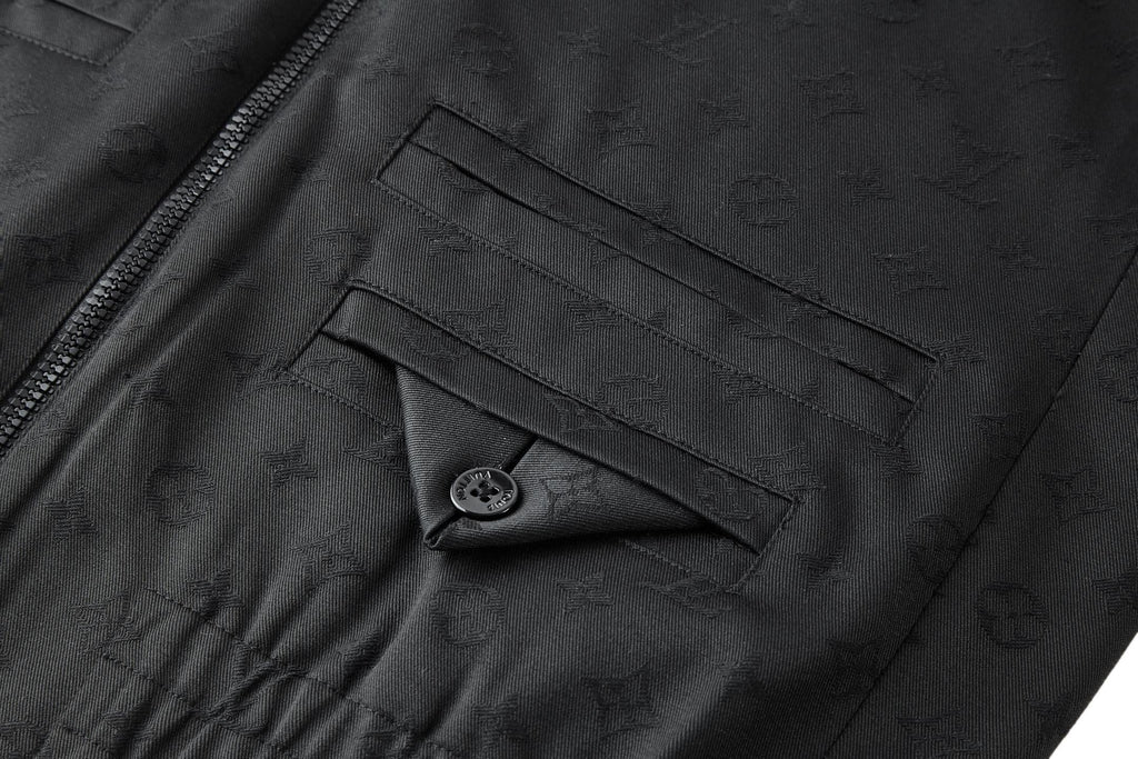 Louis Vuitton Jacquard Cotton Wool Belted Jacket