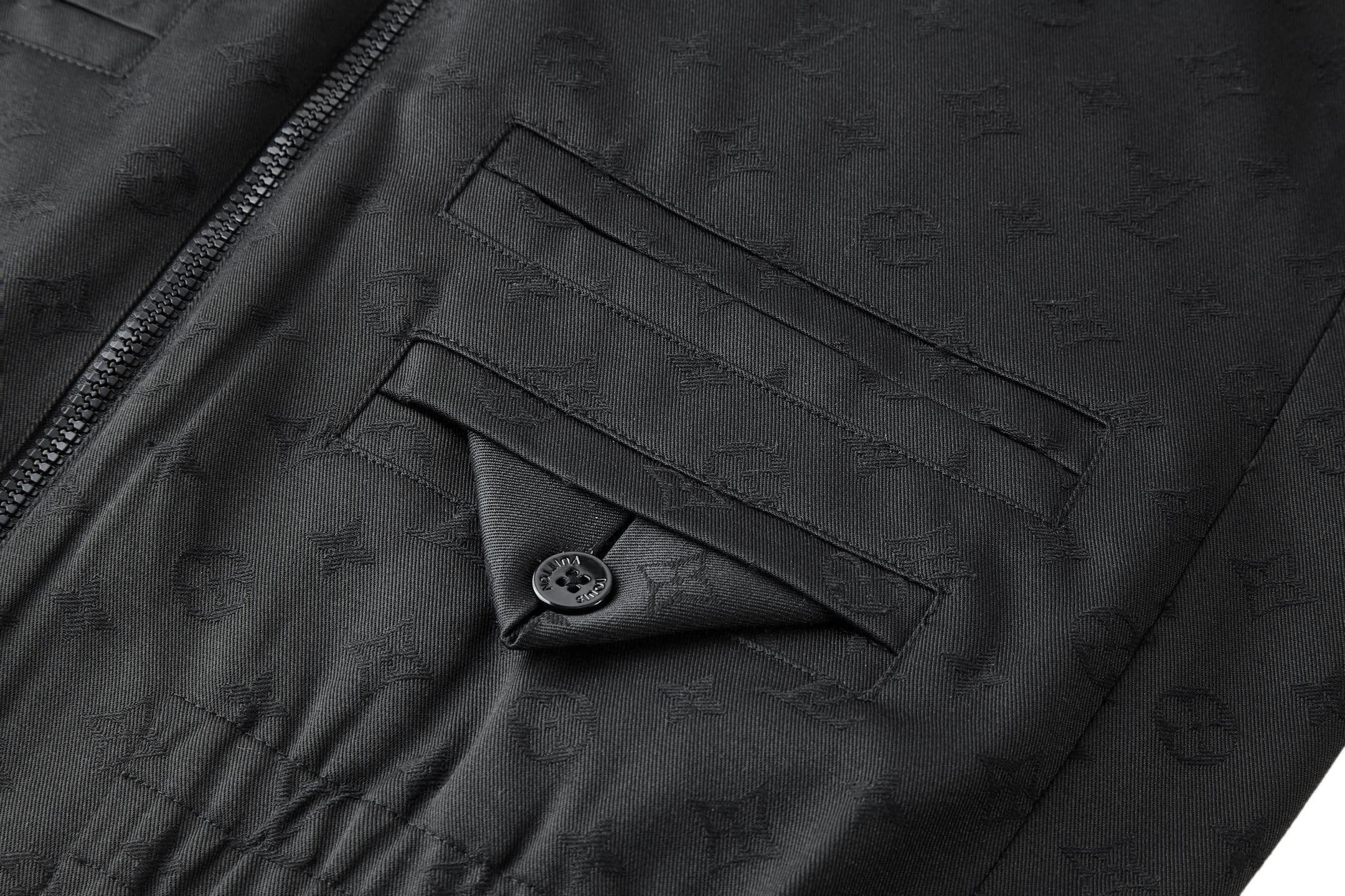 Louis Vuitton Jacquard Cotton Wool Belted Jacket