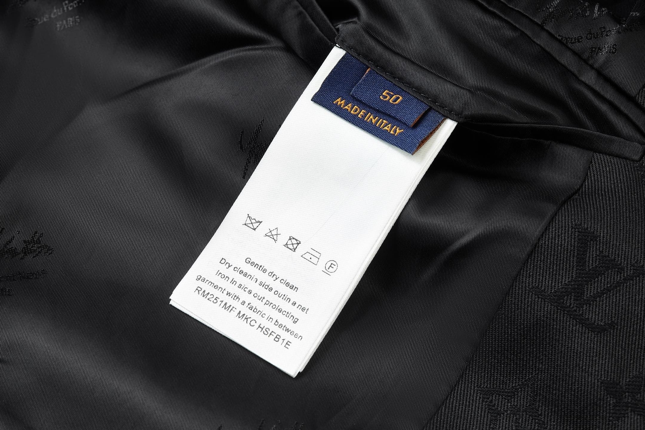 Louis Vuitton Jacquard Cotton Wool Belted Jacket