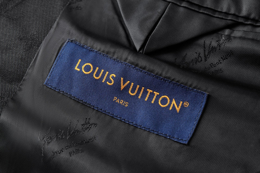 Louis Vuitton Jacquard Cotton Wool Belted Jacket