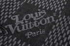 Louis Vuitton Checkered Monogram Print Patchwork Denim Jacket