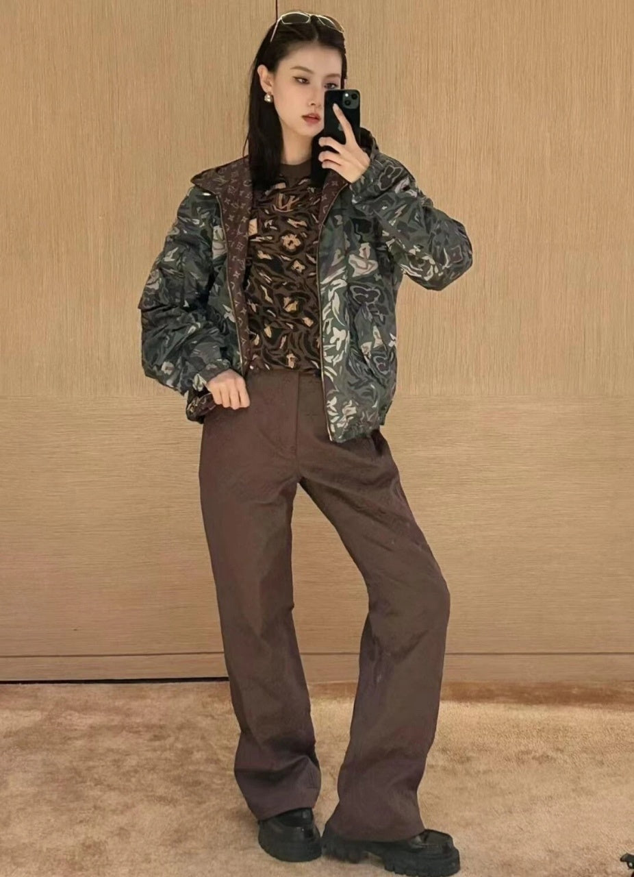 Louis Vuitton Camouflage Monogram Double-sided Windbreaker