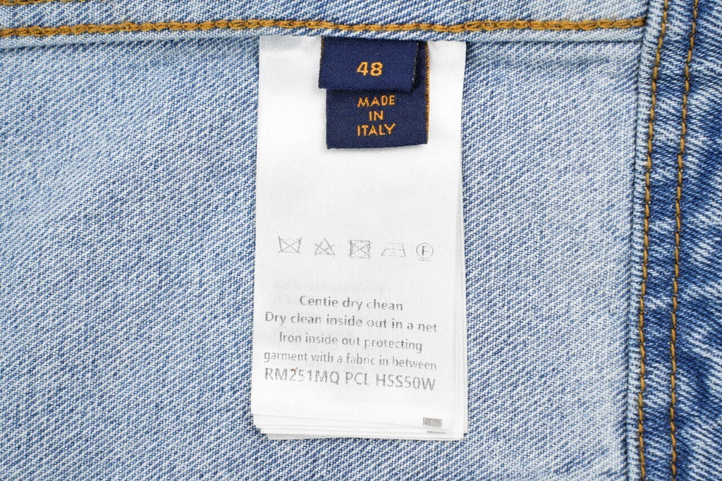 Louis Vuitton Zippered Denim Jacket