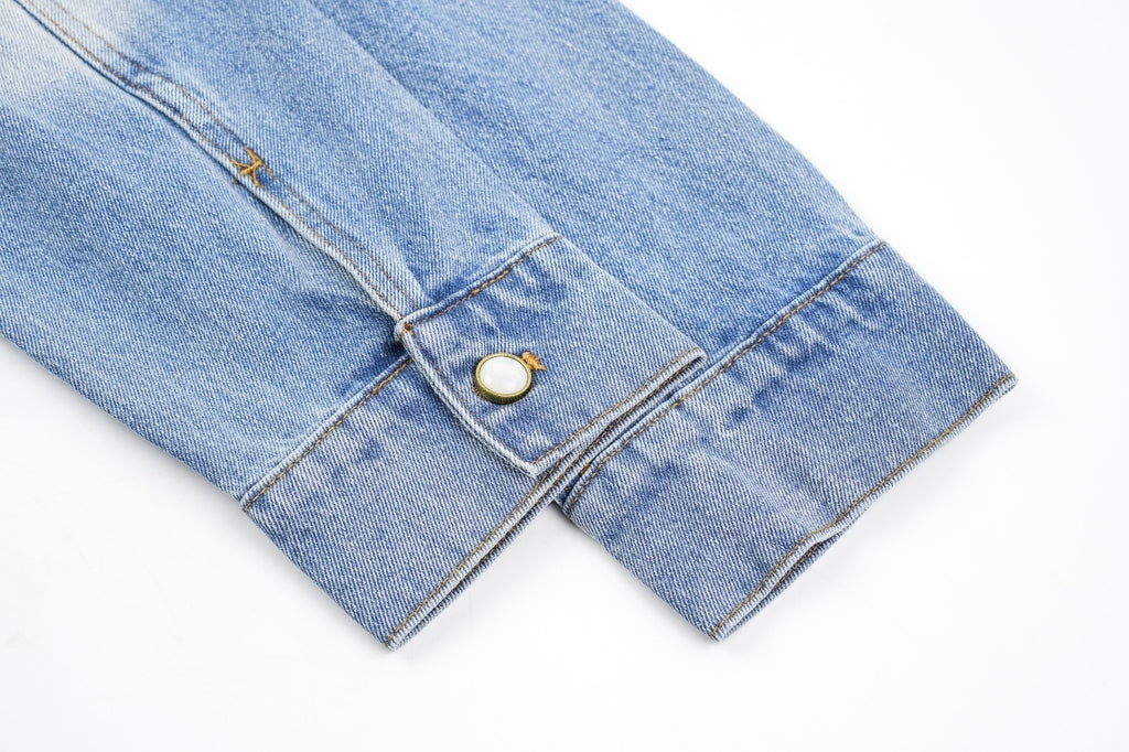 Louis Vuitton Zippered Denim Jacket