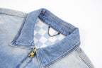 Louis Vuitton Zippered Denim Jacket