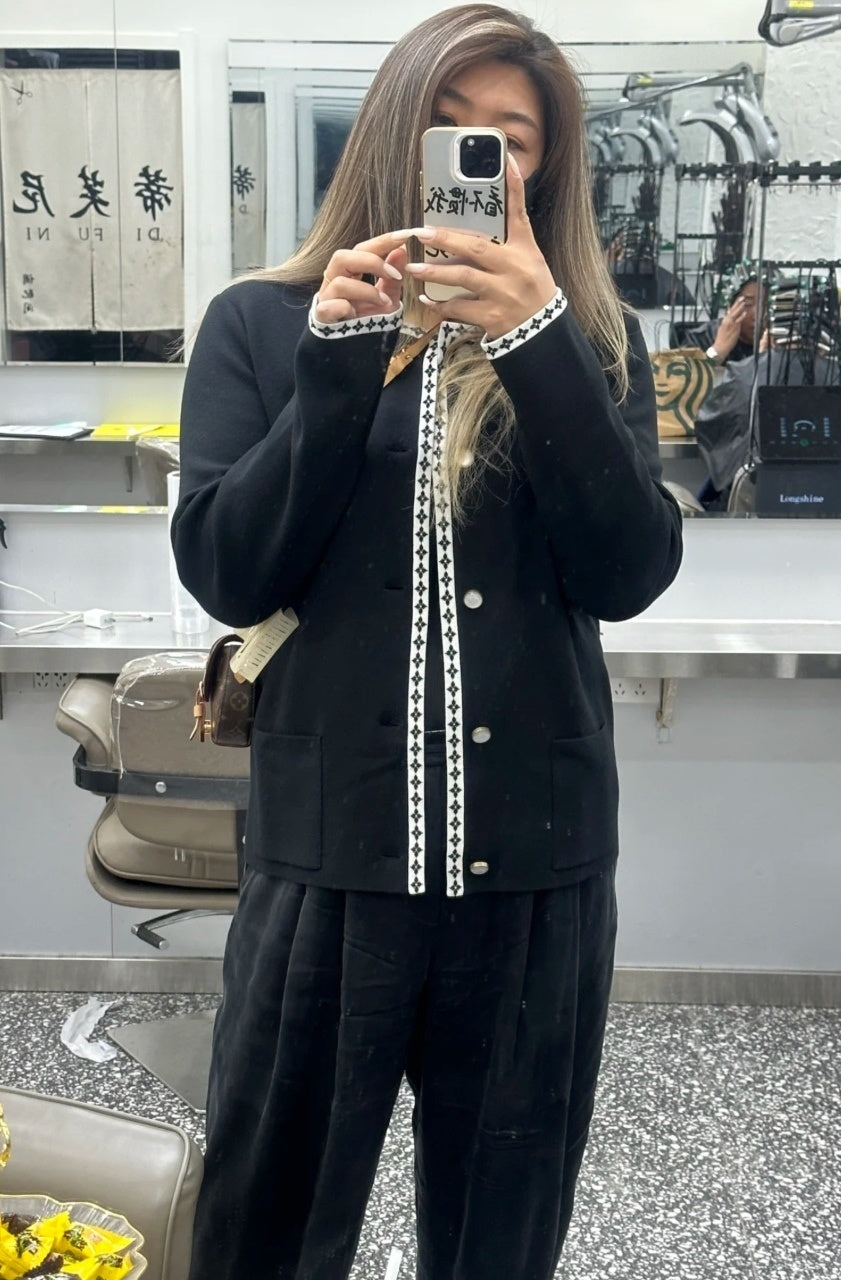 Louis Vuitton Preppy Style Knitted Sweater