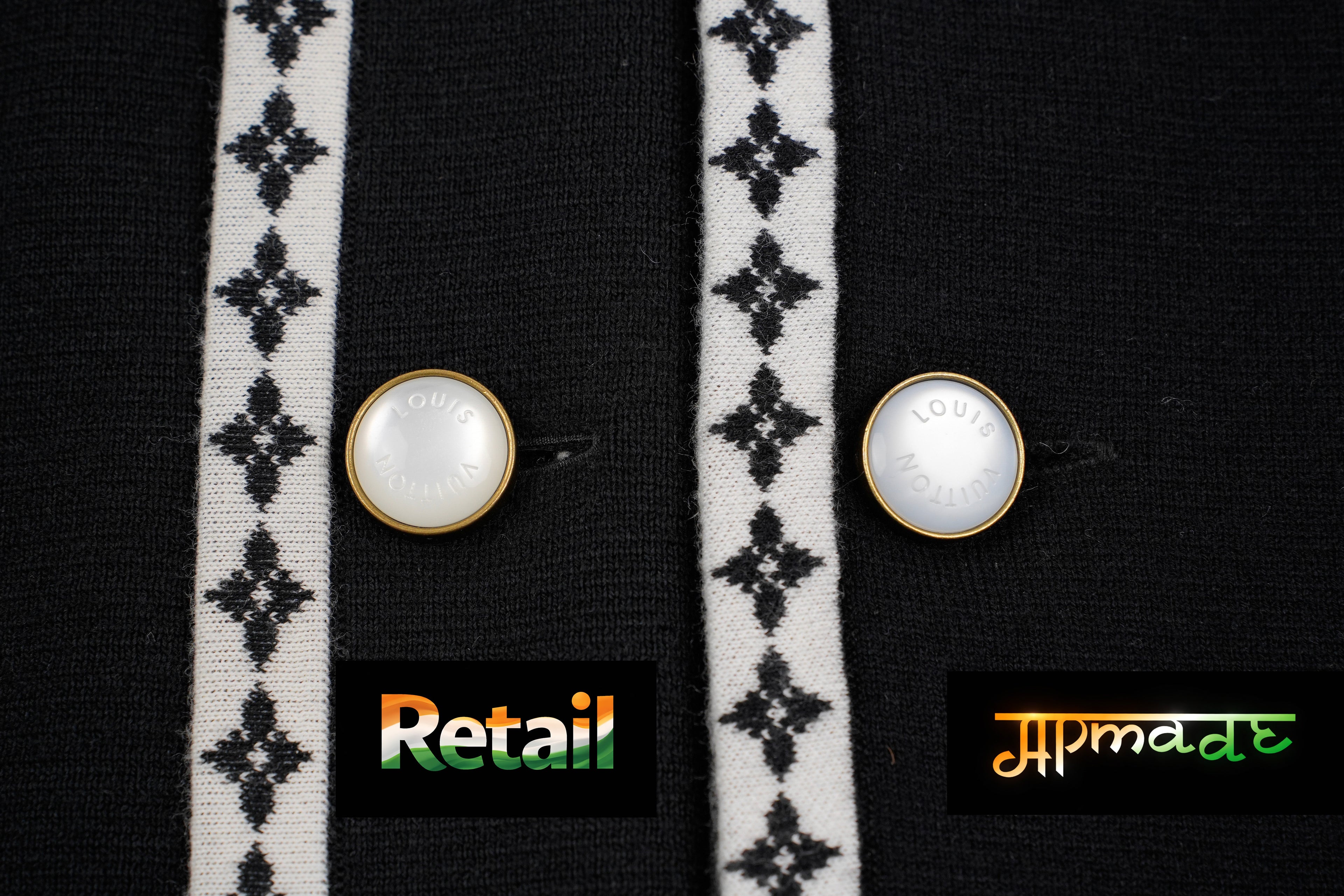 Louis Vuitton Preppy Style Knitted Sweater