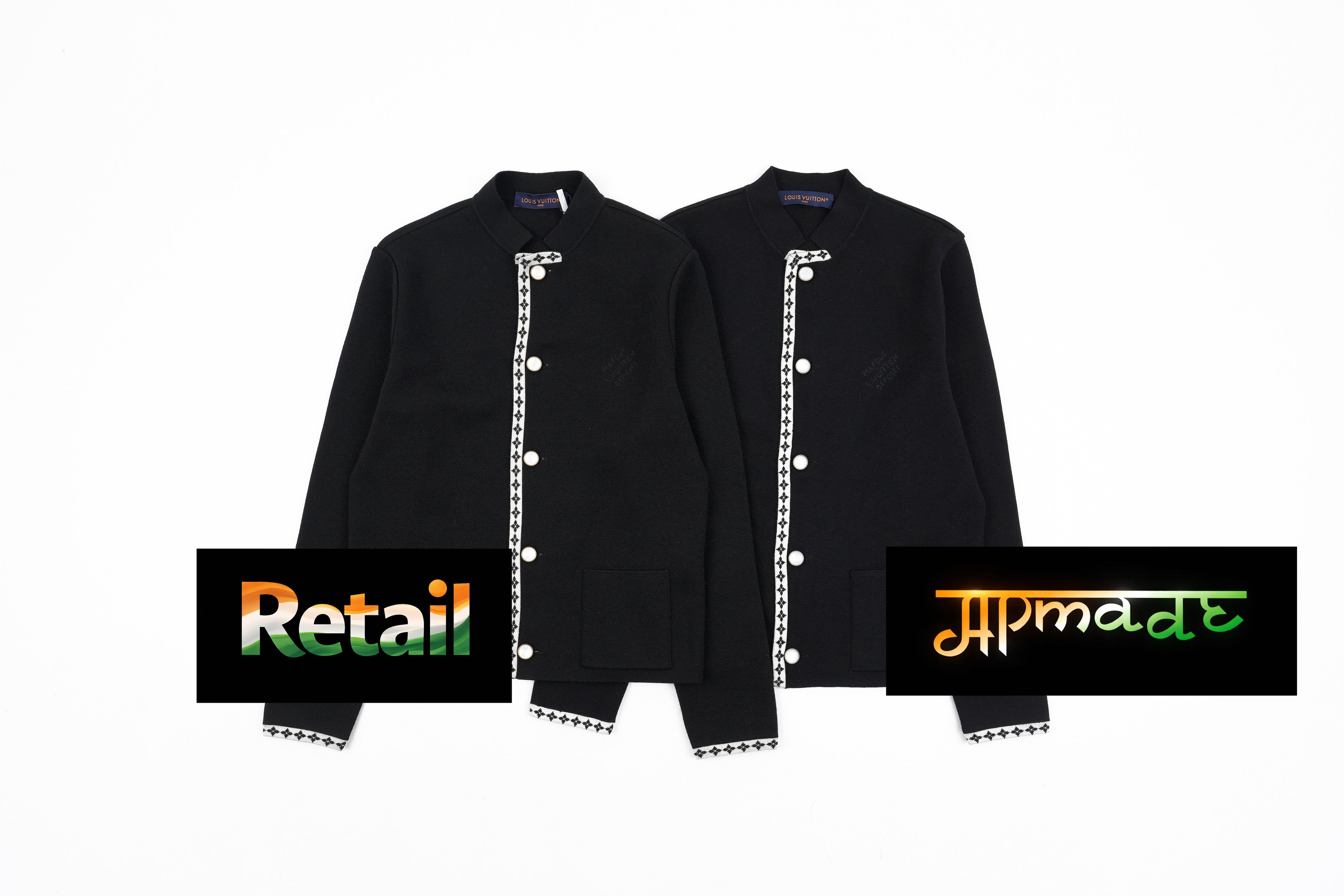 Louis Vuitton Preppy Style Knitted Sweater